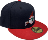 Men's Major League New Era Red/Navy 59Fifty Fitted Hat - 1989 Baseball Film/Movie Logo