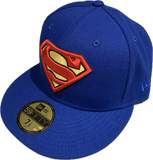 Superman Man of Steel DC Comics New Era 59Fifty Fitted Hat - Royal Blue