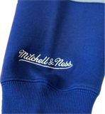 Men's Mitchell & Ness Blue Toronto Maple Leafs Vintage Retro Heritage Lace-Up Pullover Sweatshirt