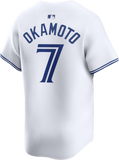 Men's Kazuma Okamoto Toronto Blue Jays Nike Home White Jersey