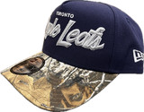 Men's Toronto Maple Leafs Script NHL New Era 9Forty A-Frame Snapback Hat - Navy/Real Tree
