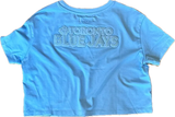 Women's Toronto Blue Jays Pro Standard MLB Classic SJ Boxy Crop T Shirt - Powder Blue