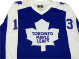Mats Sundin Signed Toronto Maple Leafs Vintage Fanatics NHL Hockey Jersey - With COA & Hologram