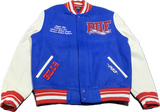 Men's NFL Buffalo Bills Team Pennants Blue Win Wool Varsity Jacket By Pro Standard