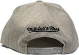 Men’s NHL Toronto Maple Leafs Mitchell & Ness Primary Logo Snapback Hat – Heather Grey