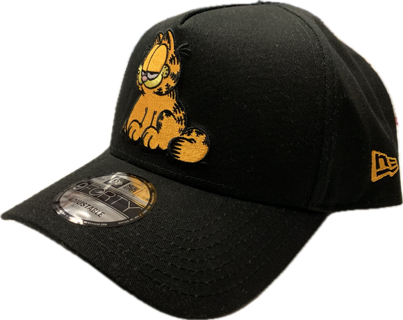 Garfield The Cat New Era 9Forty A Frame Snapback Hat - Black