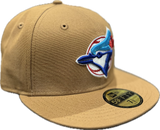 Toronto Blue Jays New Era 59fifty Vintage Retro Logo Fitted Custom Light Bronze Hat Cap