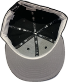 Friday the 13th Jason Voorhees Hockey Mask Camp Crystal Lake New Era 59Fifty Fitted Hat - Black