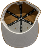 Men's New Era Light Bronze Toronto Maple Leafs NHL Hockey Custom 59FIFTY Fitted Hat