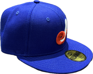 Jacksonville Suns MiLB New Era 59fifty Fitted Custom Royal Blue Cap Hat