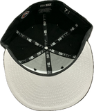 Men's Calgary Wranglers Black Custom Logo New Era 59fifty Fitted Hat Cap - AHL Hockey