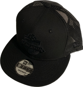 Men's New Era Toronto FC Trucker 9FIFTY Snapback Hat - Black on Black