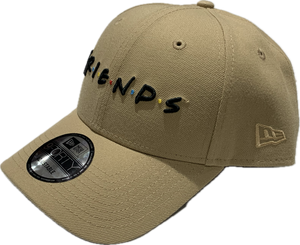 Friends Word Mark TV Sitcom New Era 9Forty Adjustable Snapback Hat - Camel