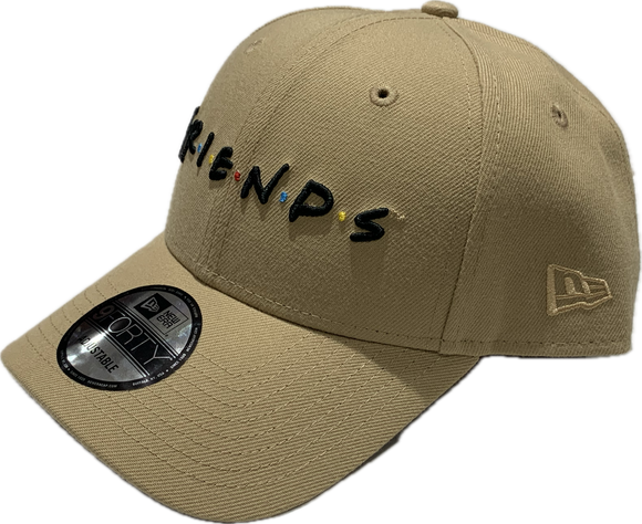 Friends Word Mark TV Sitcom New Era 9Forty Adjustable Snapback Hat - Camel