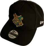 Harry Potter Hogwarts Crest New Era 9Forty A Frame Snapback Hat - Black