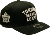 Men’s Toronto Maple Leafs New Era Word Mark 9FIFTY A-Frame Snapback Adjustable Hat – Black & White