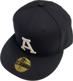 Men's Toronto Argonauts Navy Hat "A" Logo Custom New Era 59fifty Fitted Hat Cap