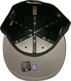 Men's Raptors 905 SAUGA Word Mark Black Gold New Era 9Fifty Snapback Custom Hat Cap