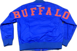 Men's NFL Buffalo Bills Wingspan Twill Royal Blue Jacket By Pro Standard