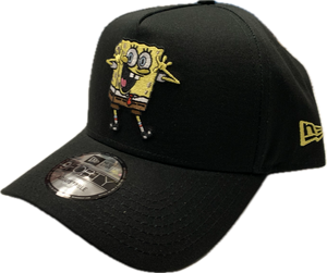 SpongeBob SquarePants New Era 9Forty A Frame Snapback Hat - Black