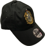 Men's Harry Potter Hufflepuff Crest Black New Era 9Twenty Adjustable Buckle Hat