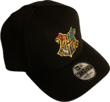 Harry Potter Hogwarts Crest New Era 9Forty A Frame Snapback Hat - Black