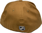 Men's New Era Light Bronze Toronto Maple Leafs NHL Hockey Custom 59FIFTY Fitted Hat