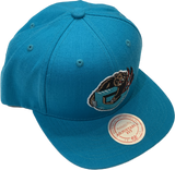 Men's Vancouver Grizzlies Mitchell & Ness Team Ground 2.0 NBA Snapback Teal Hat