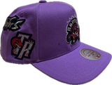 Men's Toronto Raptors NBA Mitchell & Ness Historical Purple Snapback Hat - Pro Pinch