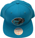 Men's Vancouver Grizzlies Mitchell & Ness Team Ground 2.0 NBA Snapback Teal Hat
