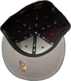 Men's New Era Purple/Teal Anaheim Ducks NHL Custom Two-Tone 59FIFTY Fitted Hat