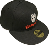 Friday the 13th Jason Voorhees Hockey Mask New Era 59Fifty Fitted Hat - Black