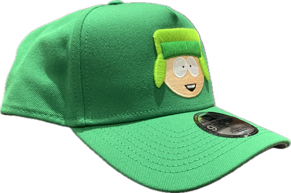 South Park Kyle Character New Era 9Forty A Frame Snapback Hat - Green