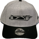 Batman Batmobilie DC Comics New Era 9Forty A Frame Snapback Hat - Grey