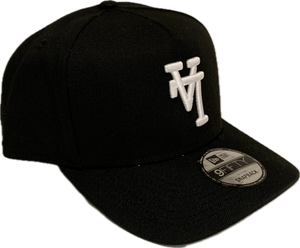 New Era Los Angeles Dodgers Upside Down LA Logo 9FiftyA-Frame Snapback Black