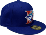 Men's Dunedin Blue Jays MiLB Retro Vintage Logo Royal 59fifty Fitted New Era Hat