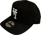 New Era Los Angeles Dodgers Upside Down LA Logo 9FiftyA-Frame Snapback Black