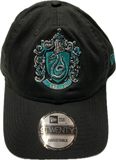 Men's Harry Potter Slytherin Crest Black New Era 9Twenty Adjustable Buckle Hat