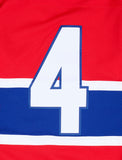 Men's Jean Beliveau Red Montreal Canadiens 1957/58 Power Play Jersey By Mitchell & Ness