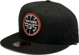 Men's Raptors 905 Official Logo Black Red New Era 9Fifty Snapback Custom Hat Cap