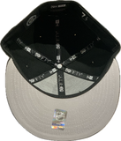 Men's New Era  Toronto Maple Leafs Black on Black NHL Hockey Custom 59FIFTY Fitted Hat