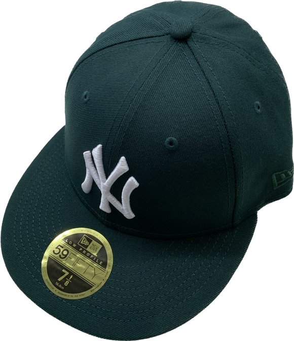 Men s New York Yankees New Era Green White Logo Low Profile 59FIFTY Fi Bleacher Bum Collectibles
