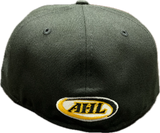 Men's Providence Bruins Black Custom Alt Logo New Era 59fifty Fitted Hat Cap - AHL Hockey