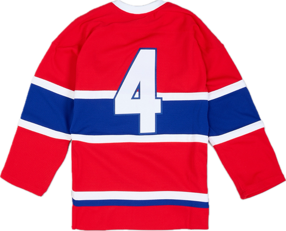 Men's Jean Beliveau Red Montreal Canadiens 1957/58 Power Play Jersey By Mitchell & Ness