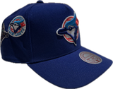 Men's Toronto Blue Jays MLB Mitchell & Ness Historical Royal Snapback Hat - Pro Pinch