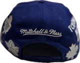 Men's Toronto Maple Leafs NHL Mitchell & Ness Historical Navy Snapback Hat - Pro Pinch