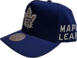 Men's Toronto Maple Leafs NHL Mitchell & Ness Historical Navy Snapback Hat - Pro Pinch