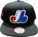 Men's Montreal Expos MLB Mitchell & Ness Playoff Win Day to Day Snapback Hat