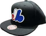 Men's Montreal Expos MLB Mitchell & Ness Playoff Win Day to Day Snapback Hat