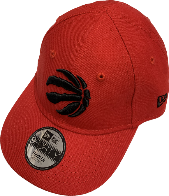 Toronto Raptors New Era Red The League Adjustable Hat - Toddler